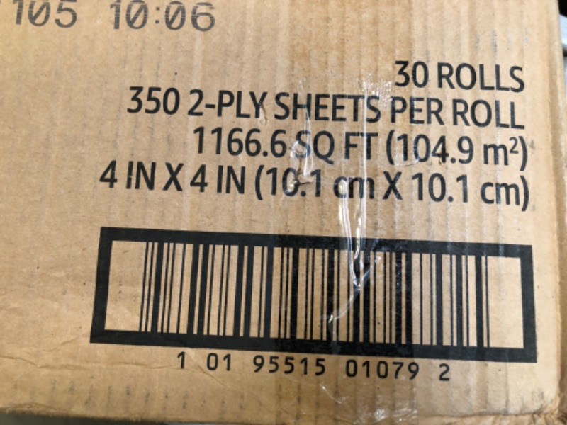 Photo 1 of 30 ROLLS AMAZONBASICS TOILET PAPER