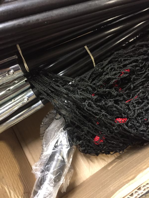 Photo 1 of HEATER SPORTS PowerAlley Baseball and Softball Batting Cage Net and Frame, With Built In Pitching Machine Harness For Safety (Machine NOT Included)
