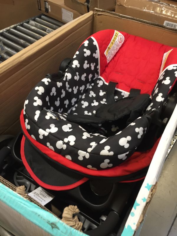 Photo 2 of Disney Amble Quad Travel System, Mickey Silhouette Mickey Silhouette Travel System