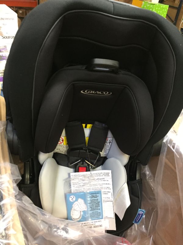 Photo 3 of GRACO, SnugFit 35 DLX Infant Car Seat Baby Car Seat with Anti Rebound Bar, Spencer, 27.5x17.5x25.5 Inch