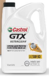 Photo 1 of Castrol - 15A66D-3PK GTX ULTRACLEAN 5W-30 Motor Oil, 5 Quart, 2 PCs