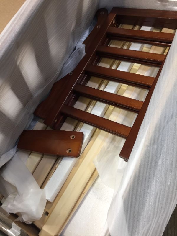 Photo 1 of Delta Children Canton Toddler Bed Frame - Greenguard Gold Certified, Cherry Cherry Canton -- MISSING HARDWARE / SELL FOR PARTS