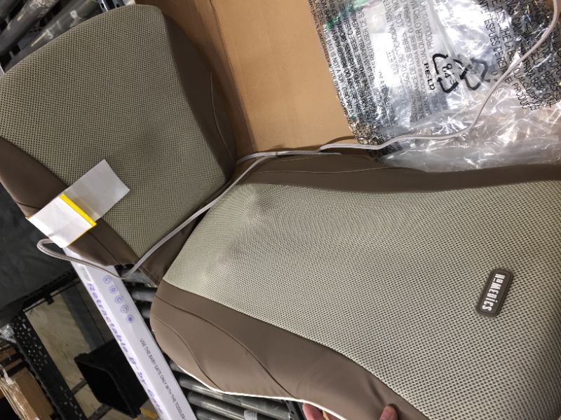 Photo 1 of HoMedics Shiatsu Massage Cushion with Heat for Full, Upper, and Lower Back, Deep Kneading Massager, Fits Most Chairs for Home or Office Use, Custom Comfort with 3 Zones for Targeted Control