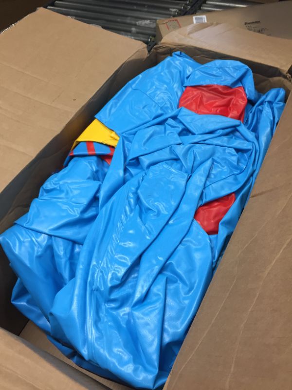 Photo 1 of Intex Inflatable Jump-O-Lene Playhouse Trampoline Bounce House for Kids Ages 3-6 Pool Red/Yellow, 68-1/2" L x 68-1/2" W x 44" H