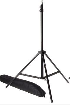 Photo 1 of Amazon Basics Aluminum Light Photography Tripod Stand with Case - 2.8 - 6.7 Feet,