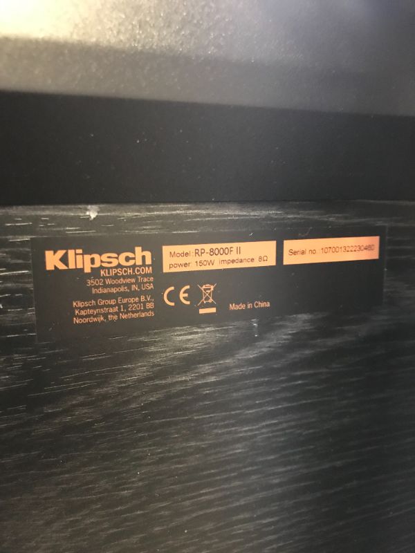 Photo 5 of Klipsch Reference Premiere RP-8000F II Floorstanding Speaker with Larger 90° x 90° Hybrid Tractrix Horn, 8” Cerametallic Woofers & Easy Dolby Atmos Integration for Premium Home Theater Sound in Ebony
