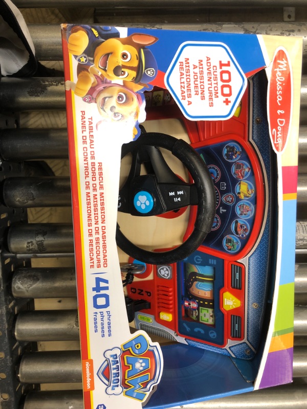 Photo 2 of Melissa & Doug PAW Patrol Rescue Mission Wooden Dashboard - Kids Activity Board, Toddler Sensory Toys, Pretend Play Driving Toy, Paw Patrol Toys For Kids Ages 3+