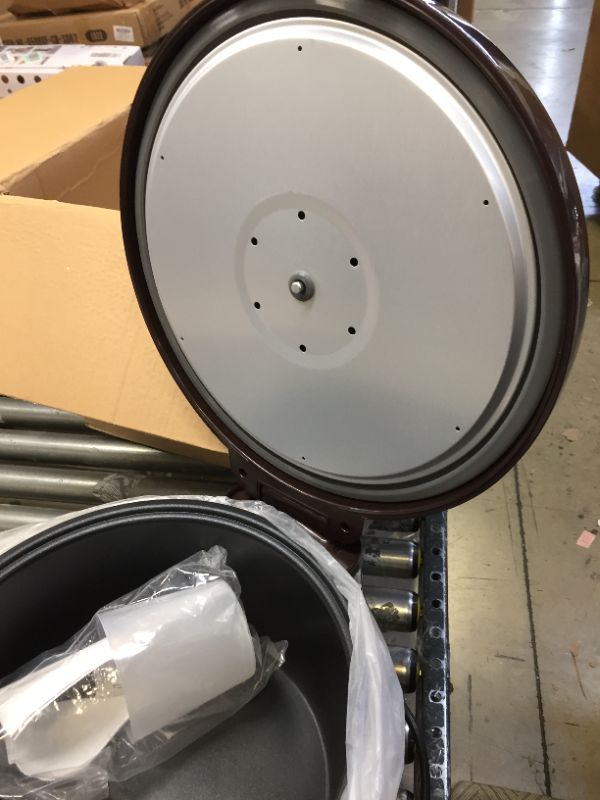 Photo 1 of Electric Commercial Large Rice Cooker & food warmer with Non-stick Inner Pot,13 Liter 60 Cups Cooked, 1350W Fast Cook, For Restaurant & Family Party,YOLLNIA