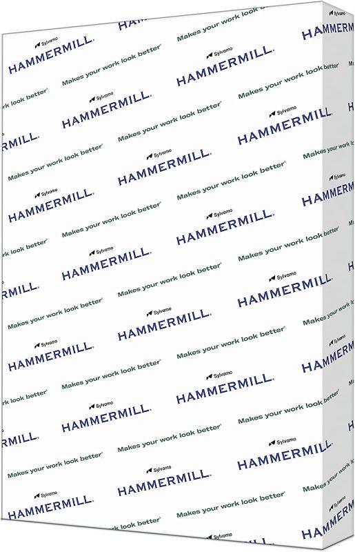 Photo 1 of Hammermill Cardstock, Premium Color Copy, 100 lb, 19 x 13-1 Pack (250 Sheets) - 100 Bright, Made in the USA Card Stock, 133242R, White -UNSIRE IF ANY PAPER HAS BEEN TAKEN OUT - DIRTY FROM EXPOSURE -