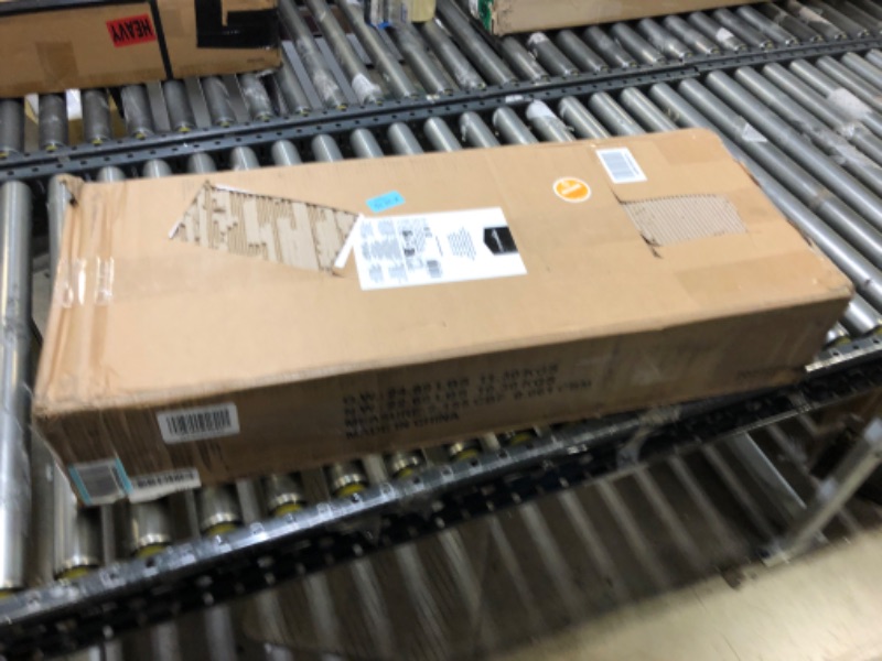 Photo 4 of Amazon Basics 4-Shelf Adjustable, Heavy Duty Storage Shelving Unit (350 lbs loading capacity per shelf), Steel Organizer Wire Rack, Black (36L x 14W x 54H)