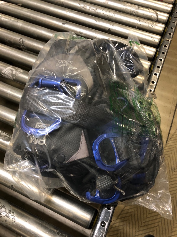 Photo 1 of 3M 1113707 DBI-SALA ExoFit X300 Climbing/Positioning/Rescue Safety Harness Fall Protection, OSHA, ANSI, Back, Hip, Front, and Shoulder D-Rings, Auto-Locking Quick Connect Leg and Chest Buckles, XLarge