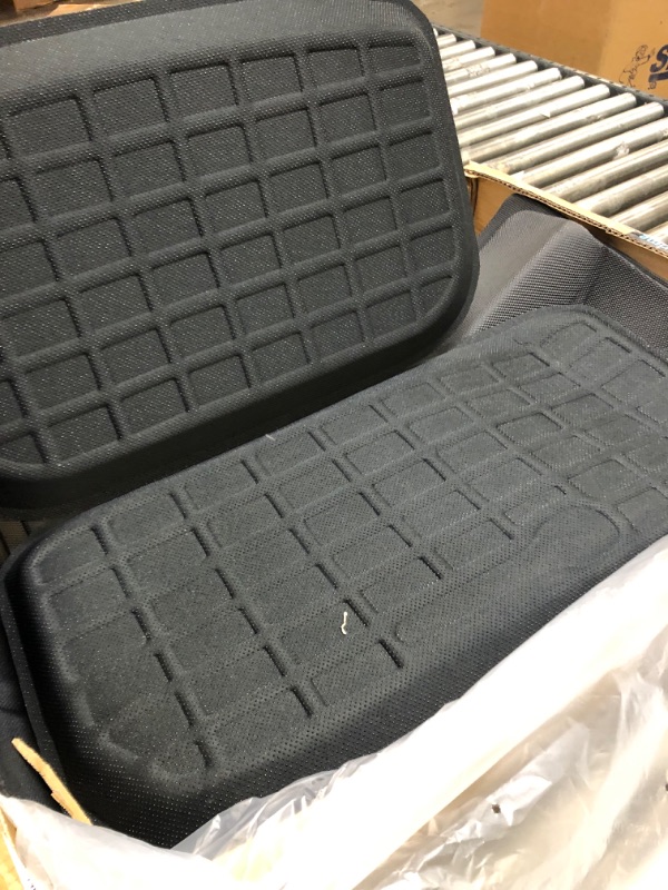 Photo 1 of TAPTES Floor Mats Full Set for Tesla Model Y Accessories 2023 2022 2021, XPE All Weather ,for Model Y Floor Mats 2021-2023 Front Rear Trunk Cargo Liner Mat,Waterproof Interior Accessories 5 Seater