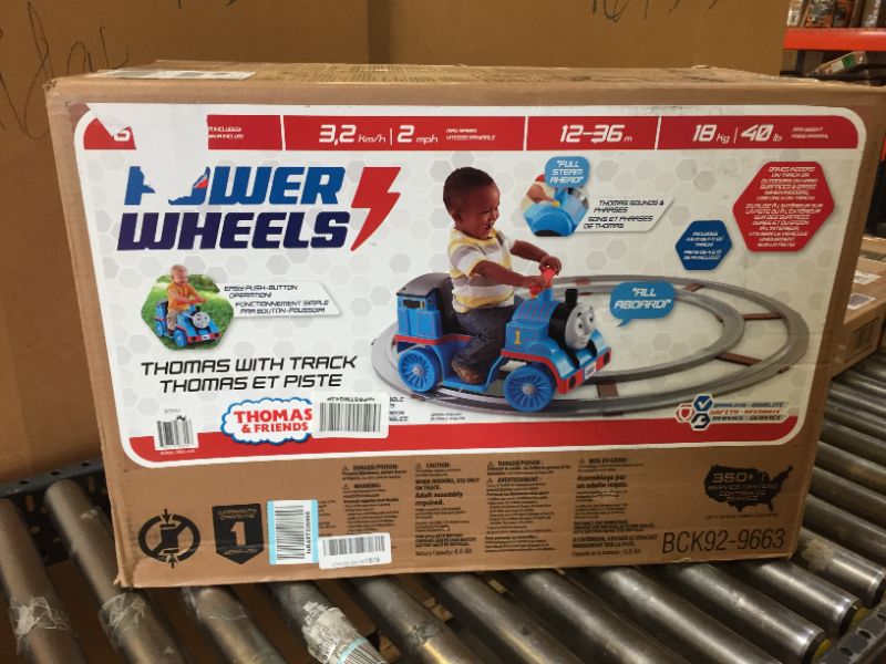 Photo 3 of Fisher-Price Power Wheels Thomas And Friends Thomas With Track