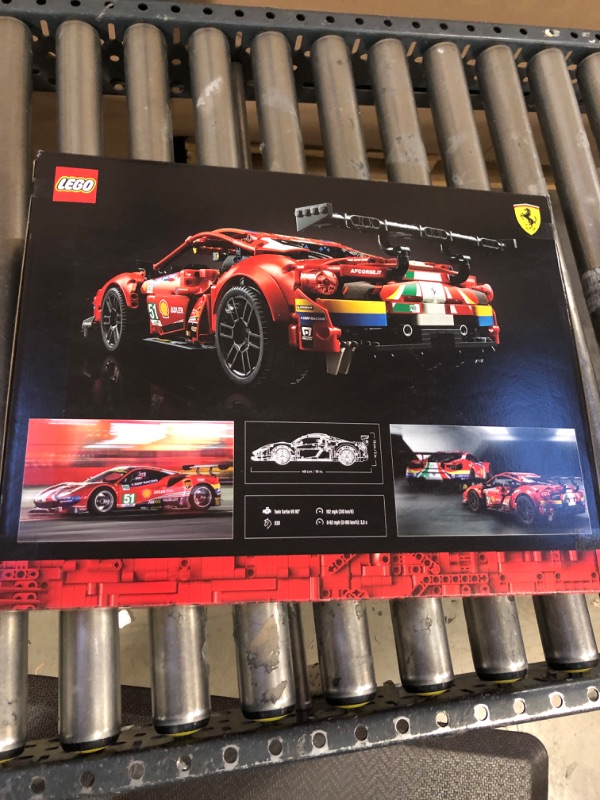 Photo 2 of LEGO Technic Ferrari 488 GTE “AF Corse #51” 42125 Building Set for Adults (1,684 Pieces) FACTORY SEALED 