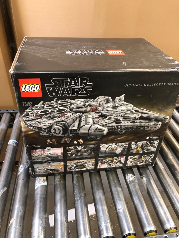 Photo 2 of LEGO Star Wars Ultimate Millennium Falcon 75192 Expert Building Kit and Starship Model, Best Gift and Movie Collectible for Adults (7541 Pieces)
OUTSIDE BOX WAS OPEN, BOXES INSIDE FACTORY SEALED 