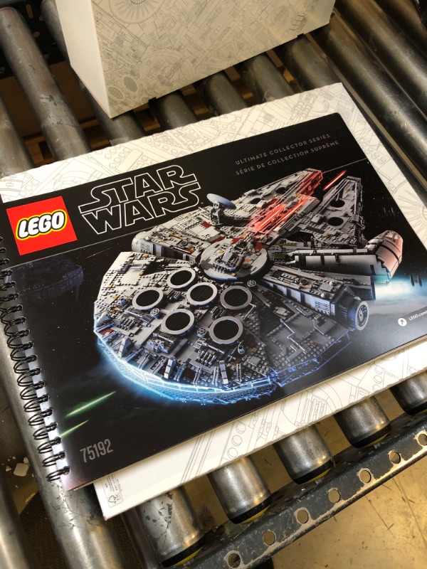 Photo 8 of LEGO Star Wars Ultimate Millennium Falcon 75192 Expert Building Kit and Starship Model, Best Gift and Movie Collectible for Adults (7541 Pieces)
OUTSIDE BOX WAS OPEN, BOXES INSIDE FACTORY SEALED 