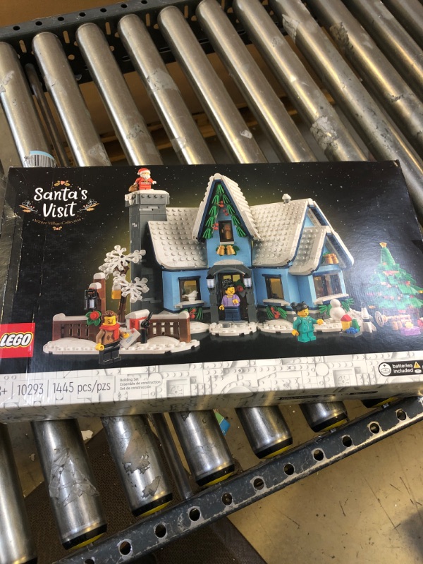 Photo 2 of LEGO Icons Santa’s Visit 10293 Building Set for Adults (1445 Pieces) FrustrationFree Packaging