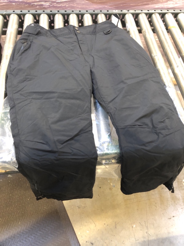 Photo 3 of Amazon Essentials Women's Water-Resistant Full-Length Insulated Snow Pants X-Large Black