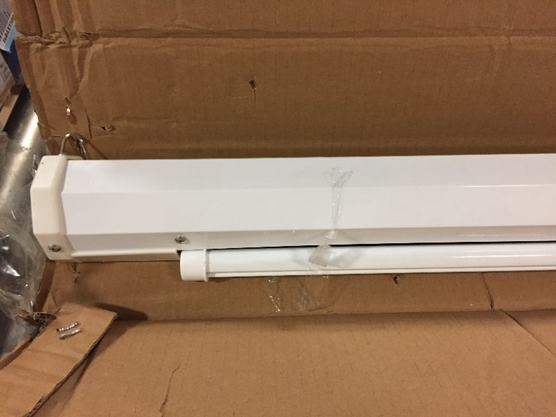 Photo 1 of Pyle 72" Portable Motorized Matte White Projector Screen 