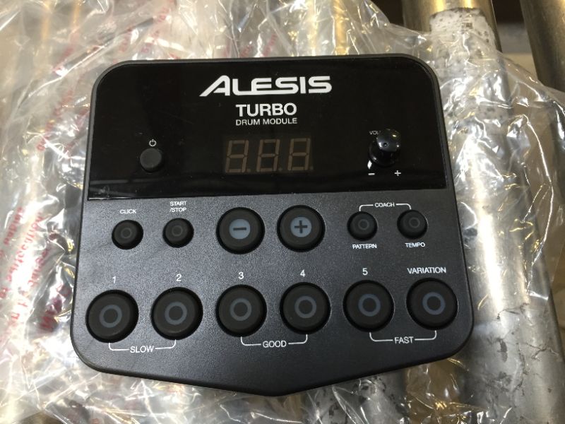 Photo 4 of Alesis Drums Turbo Mesh Kit – Electric Drum Set With 100+ Sounds, Mesh Drum Pads, Drum Sticks, Connection Cables
