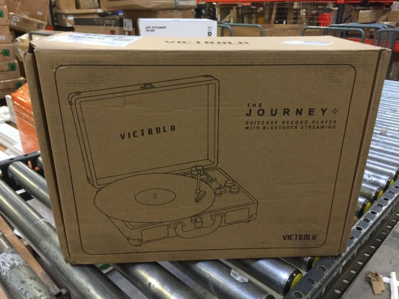 Photo 6 of Victrola Journey+ Bluetooth Suitcase Record Player, Turquoise