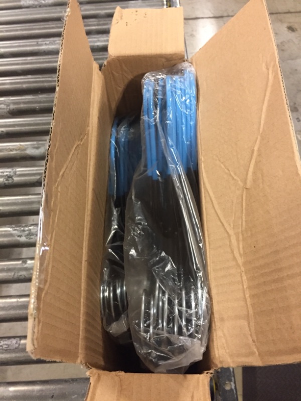 Photo 1 of 30 pc Blue and Black Hanger Set