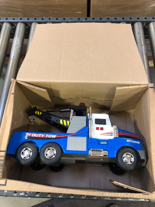 Photo 2 of Mighty Fleet Motorized Tow Truck Toy