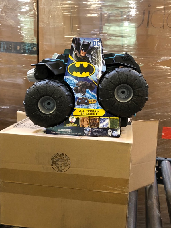 Photo 3 of DC Comics Batman, All-Terrain Batmobile Remote Control Vehicle, Water-Resistant Batman Toys for Boys Aged 4 and Up All Terrain Batmobile