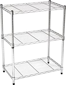 Photo 1 of 3-Shelf Adjustable, Heavy Duty Storage Shelving Unit (250 lbs loading capacity per shelf)