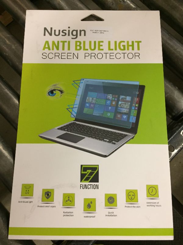 Photo 2 of [Bubble Free] Removable 15.6 Inches Laptop Anti Blue Light Screen Filter for 16:9 Widescreen Display - Computer Monitor Blue Light Blocking and Anti-Glare Screen Protector