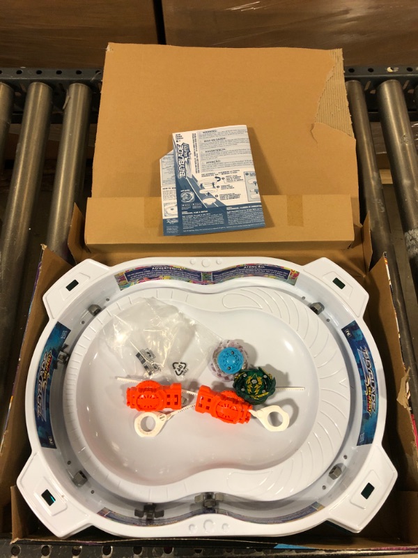 Photo 1 of Beyblade Burst Rise Hypersphere Vertical Drop Battle Set -- Complete Set with Beystadium, 2 Battling Top Toys and 2 Launchers, Ages 8 and Up (Amazon Exclusive) frustration_free