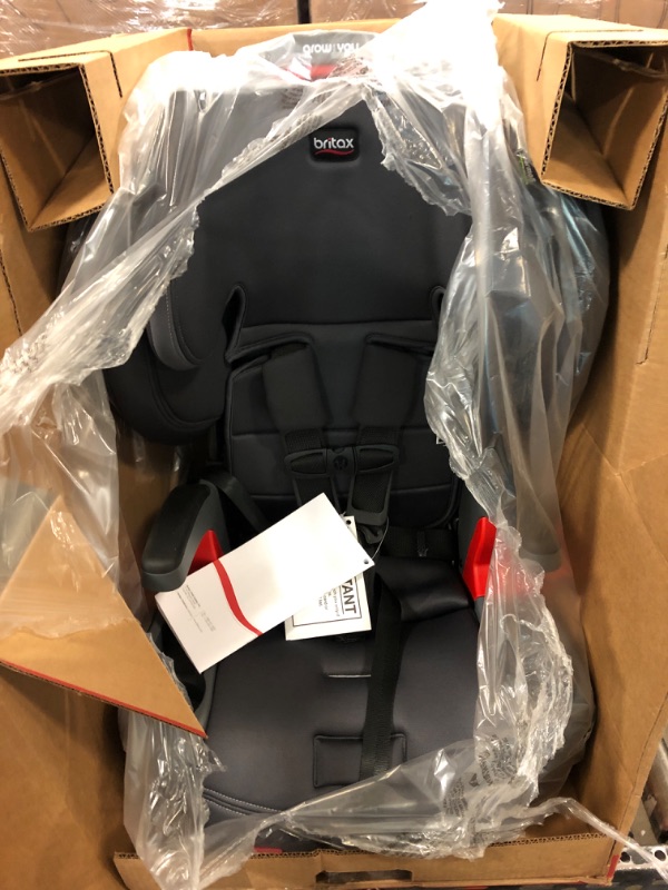 Photo 2 of Britax Grow with You ClickTight Harness-2-Booster Car Seat, Cool N Dry - Cool Flow Moisture Wicking Fabric ClickTight Cool n Dry