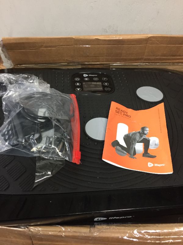 Photo 3 of Rumblex Plus 4D Vibration Plate Exercise Machine - Triple Motor Oscillation, Linear, Pulsation + 3D/4D Motion Vibration Platform | Whole Body Viberation Machine for Fitness & Shaping. Black