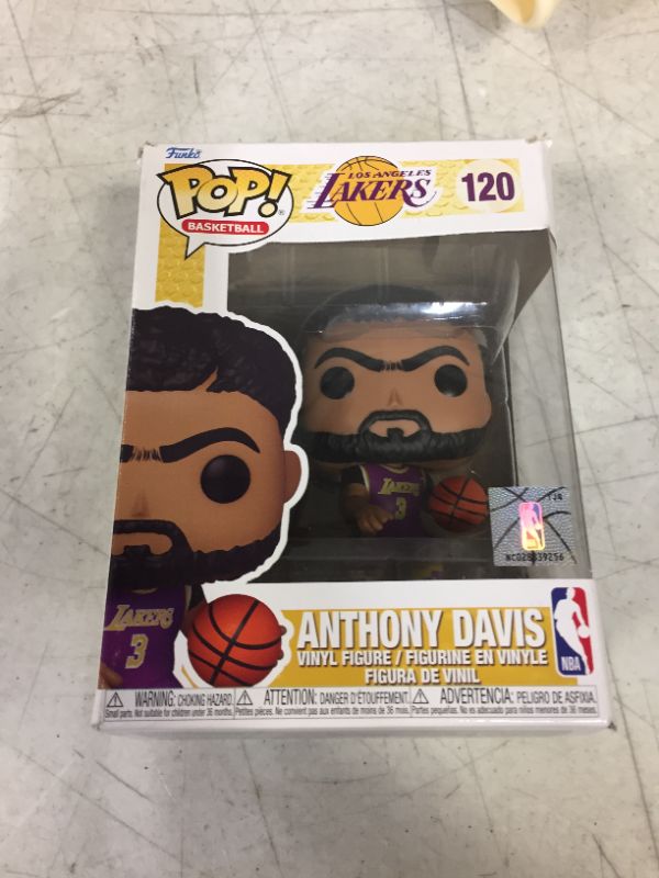 Photo 2 of Funko Pop! NBA: Lakers - Anthony Davis (Purple Jersey)