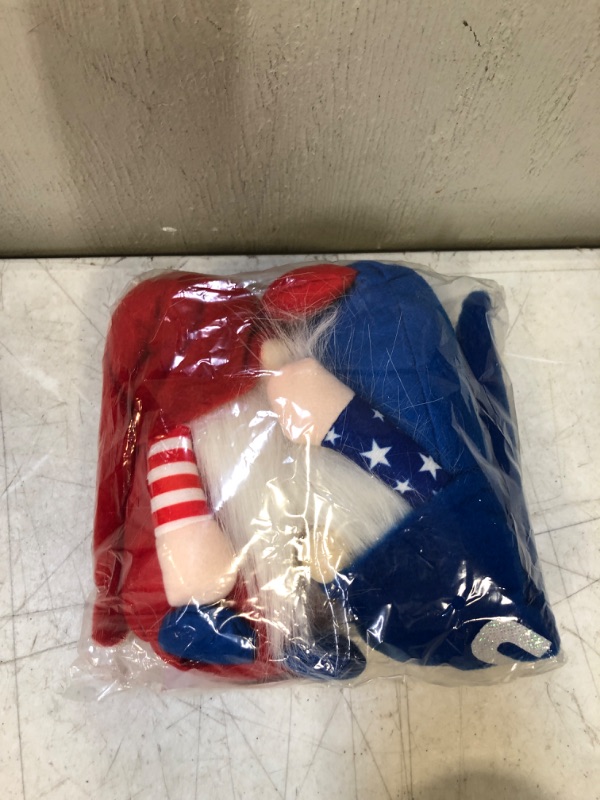 Photo 3 of 4th of July Gnomes Decorations, 2Pcs Patriotic Gnomes, Fourth of July Red White and Blue Decorations Gnomes Plush, Memorial Day Independence Day Gnomes Decorations for Home July 4th Decor