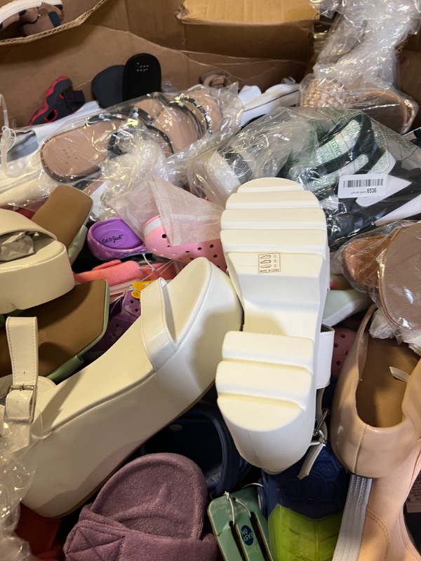 Photo 7 of **SELL BY PALLET- NON REFUNDABLE** VARIOUS SHOES, DIFFERENT SIZES AND STYLES
