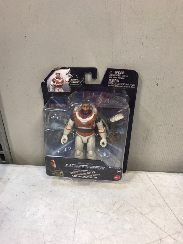 Photo 2 of Disney Pixar Lightyear Space Ranger Alpha Mo Morrison Authentic Action Figure 5 Inch Scale witth 14 Posable Joints, Movie Collectible 4 Years & Up