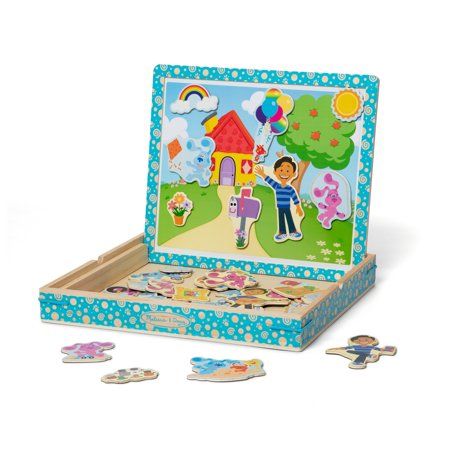 Photo 1 of Melissa & Doug Blue S Clues & You! Wooden Magnetic Picture Game (48 Pieces)
