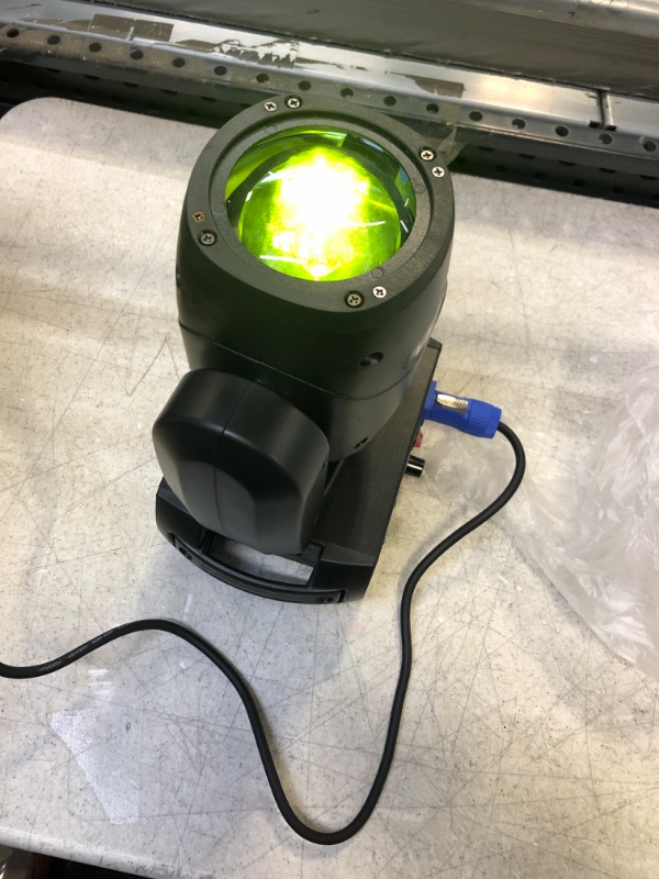 Photo 2 of *** parts only*** U`King 100W Moving Head DJ Lights Rotating Prism Stage Light RGB Plus Open LED Beam Lighting and 7 Gobos Spotlight with Sound Activated and DMX Control for Wedding Parties Church Live Show Disco Bar
MODEL NUMBER: ZQ02236
