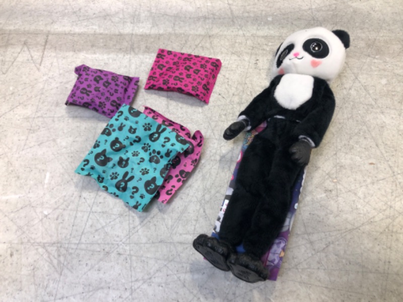 Photo 2 of Barbie Cutie Reveal Doll with Panda Plush Costume & 10 Surprises Including Mini Pet & Color Change, Gift for Kids 3 Years & Older
OPEN BOX ITEM 