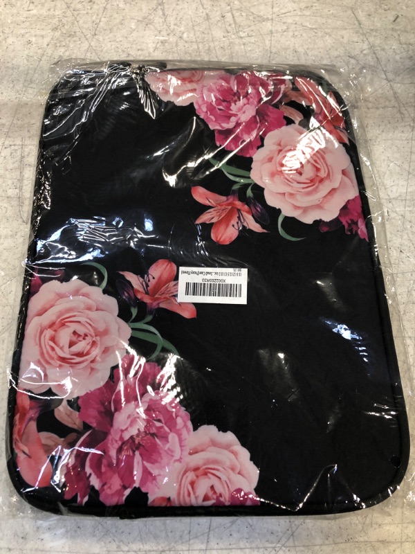 Photo 2 of HAPPYLIVE SHOPPING 11.6 12 12.5 13 13.3 inch Laptop Sleeve Compatible with 13-13.3 MacBook Pro, Air, Notebook Tablet Computer PC, Neoprene Protection Cover Bag Small Case(Peony Flower)