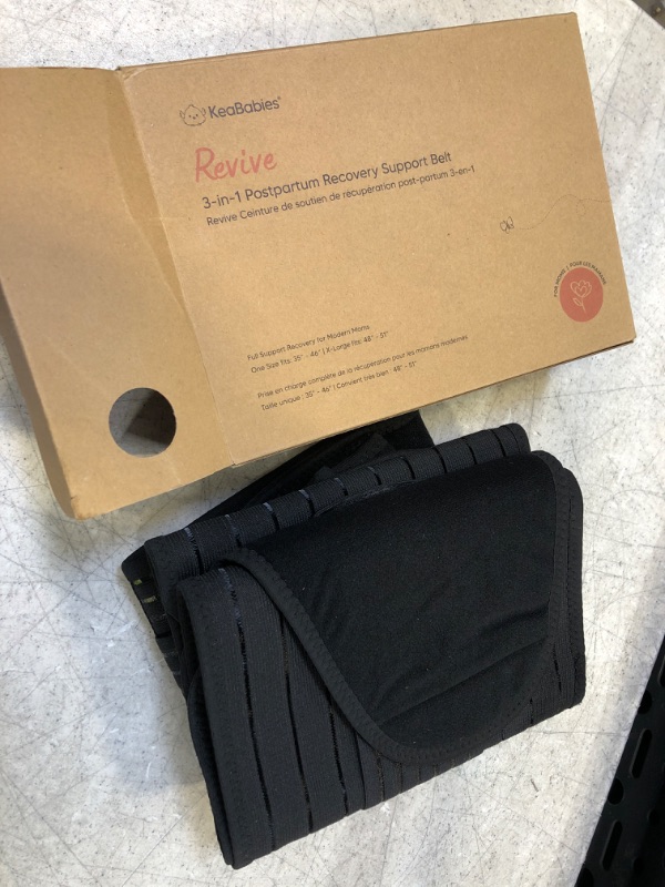 Photo 2 of 3 in 1 Postpartum Belly Support Recovery Wrap - Postpartum Belly Band, After Birth Brace, Slimming Girdles, Body Shaper Waist Shapewear, Post Surgery Pregnancy Belly Support Band (Midnight Black, M/L)