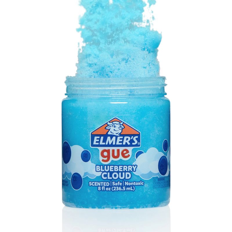 Photo 1 of Elmer S Gue Pre Made Slime Blueberry Cloud Slime Scented 1 Count