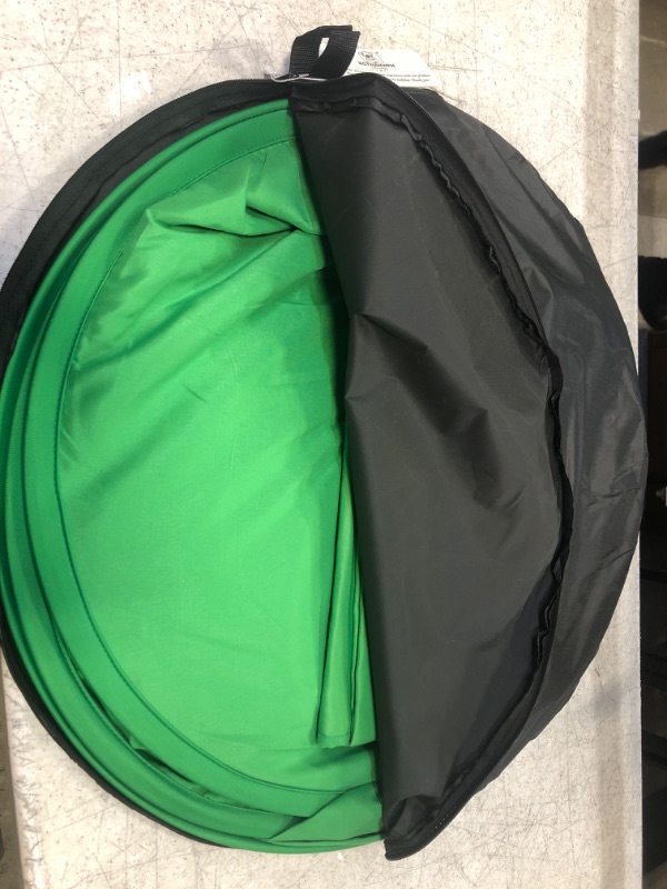 Photo 2 of RGTBANWPN Green Screen background for chair, 59in Portable Green Screen, Portable Background, 4.65ft Green Background Screen Portable, Chroma Key Green for Video Chat, Zoom, Green Screen Video Background.