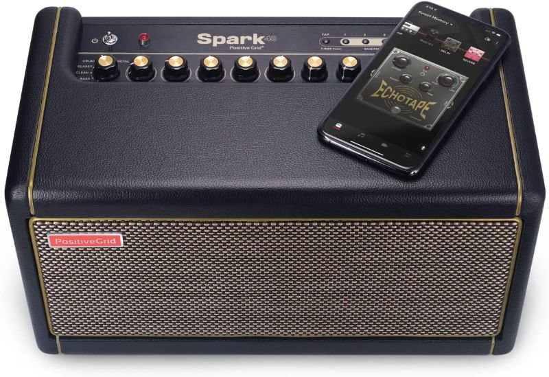 Photo 2 of Positive Grid Spark 40-Watt Combo Practice Guitar Amplifier Electric Bass and Acoustic Guitar Amp with Spark Mobile App