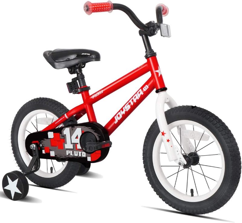 Photo 1 of JOYSTAR Pluto Kids Bike for 3-13 Year Old Boys & Girls with Training Wheels for 12 14 16 18 20 inch Bikes, Kickstand for 18 20 Inch BMX Freestyle Kids' Bicycle
