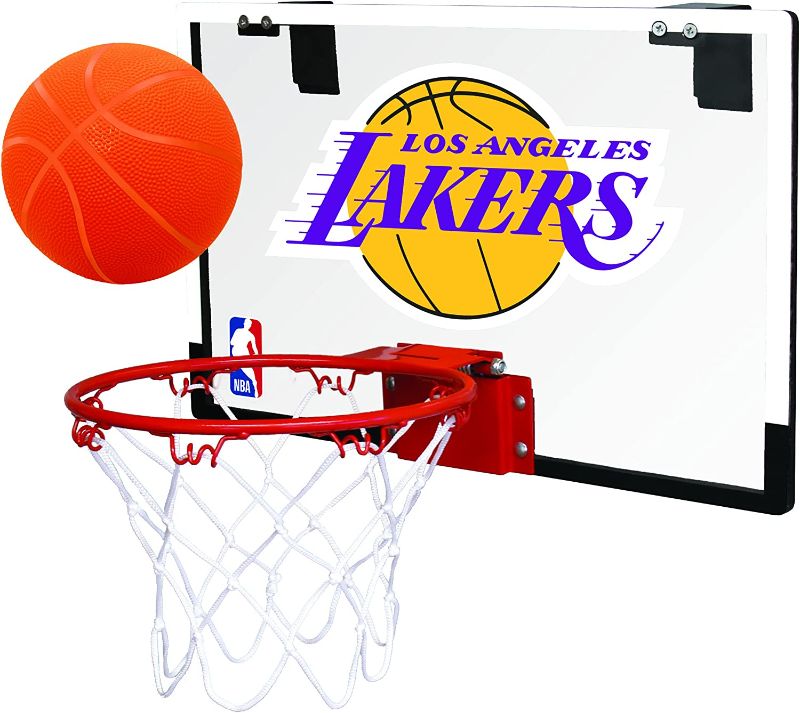 Photo 1 of Rawlings NBA Game On Polycarbonate (PC) Mini Basketball Hoop Set (All Team Options)
