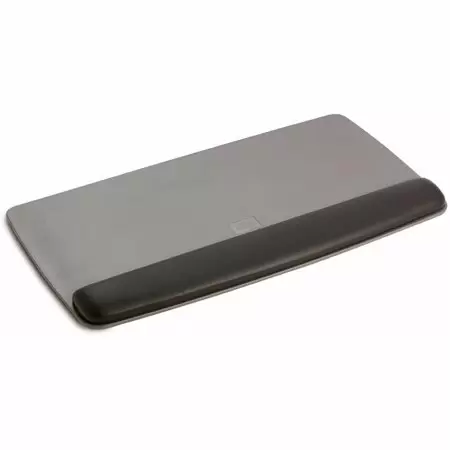 Photo 1 of 3M Gel Professional ll Series Keyboard Wrist Rest, Black/Metallic Gray