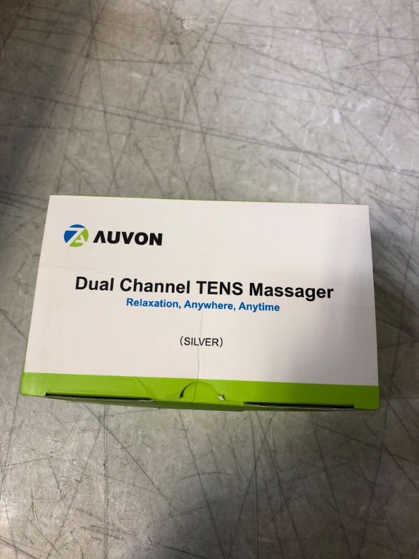 Photo 3 of AUVON Dual Channel TENS Unit Muscle Stimulator Machine with 20 Modes, 2" and 2"x4" TENS Unit Electrode Pads
MISSING PADS