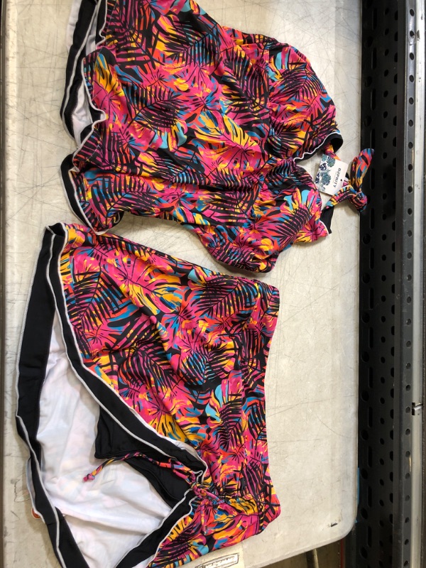 Photo 1 of 2 PIECE PLUS SIZE BATHING SUIT SIZE 2XL 